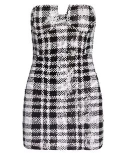 RETA DRESS BLACK/WHITE -Fashion Haven Shop STEVEMADDEN APPAREL BM408403 BLACK WHITE 8887