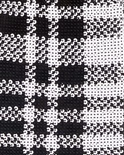 RETA DRESS BLACK/WHITE -Fashion Haven Shop STEVEMADDEN APPAREL BM408403 BLACK WHITE DETAIL