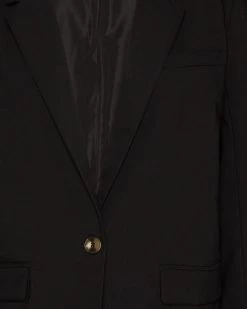 KAIRA BLAZER BLACK 28 KAIRA BLAZER BLACK -Fashion Haven Shop STEVEMADDEN APPAREL BN102877 BLACK DETAIL