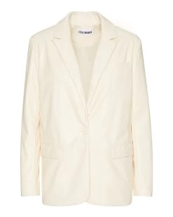 AUDREY BLAZER VANILLA 21 AUDREY BLAZER VANILLA -Fashion Haven Shop STEVEMADDEN APPAREL BN102881 VANILLA GHOST