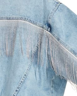 SIENNA DENIM JACKET RHINESTONES -Fashion Haven Shop STEVEMADDEN APPAREL BN102888 DENIM 06 CLOSEUP