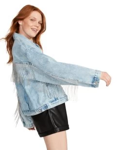 SIENNA DENIM JACKET RHINESTONES -Fashion Haven Shop STEVEMADDEN APPAREL BN102888 DENIM 12