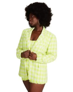HARLOW JACKET LIME -Fashion Haven Shop STEVEMADDEN APPAREL BN102890 GREEN 04