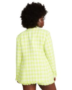 HARLOW JACKET LIME -Fashion Haven Shop STEVEMADDEN APPAREL BN102890 GREEN 06