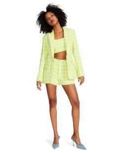 HARLOW JACKET LIME -Fashion Haven Shop STEVEMADDEN APPAREL BN102890 GREEN 07