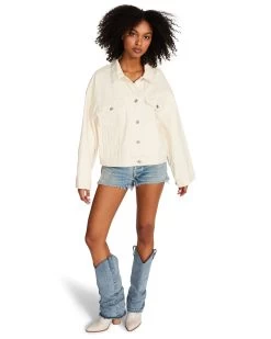 SIENNA DENIM JACKET CREAM -Fashion Haven Shop STEVEMADDEN APPAREL BN102899 CREAM 08