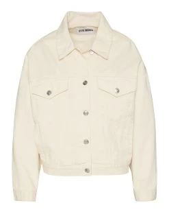 SIENNA DENIM JACKET CREAM -Fashion Haven Shop STEVEMADDEN APPAREL BN102899 CREAM GHOST