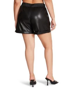 FONDA SHORT BLACK -Fashion Haven Shop STEVEMADDEN APPAREL BN103414 BLACK 04 1