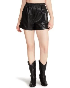 FONDA SHORT BLACK -Fashion Haven Shop STEVEMADDEN APPAREL BN103414 BLACK 08