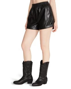 FONDA SHORT BLACK -Fashion Haven Shop STEVEMADDEN APPAREL BN103414 BLACK 09