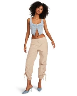HALLY PANT KHAKI 13 HALLY PANT KHAKI -Fashion Haven Shop STEVEMADDEN APPAREL BN103418 KHAKI 06