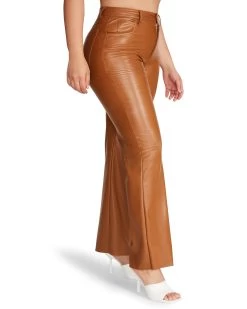 JOLIE PANT CARAMEL -Fashion Haven Shop STEVEMADDEN APPAREL BN103421 COGNAC 03