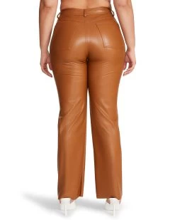 JOLIE PANT CARAMEL -Fashion Haven Shop STEVEMADDEN APPAREL BN103421 COGNAC 04