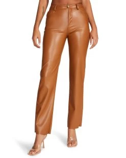 JOLIE PANT CARAMEL -Fashion Haven Shop STEVEMADDEN APPAREL BN103421 COGNAC 08