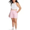 TISH SHORT PINK 2 TISH SHORT PINK -Fashion Haven Shop STEVEMADDEN APPAREL BN103439 PINK 01