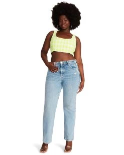 LAYLA TOP LIME -Fashion Haven Shop STEVEMADDEN APPAREL BN104660 GREEN 01
