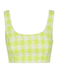 LAYLA TOP LIME -Fashion Haven Shop STEVEMADDEN APPAREL BN104660 GREEN GHOST