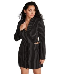 NEVEAH DRESS BLACK -Fashion Haven Shop STEVEMADDEN APPAREL BN108555 BLACK 04 1