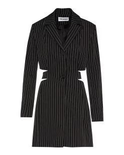 NEVEAH DRESS BLACK -Fashion Haven Shop STEVEMADDEN APPAREL BN108555 BLACK GHOST