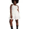 MIREYA MINI DRESS WHITE 2 MIREYA MINI DRESS WHITE -Fashion Haven Shop STEVEMADDEN APPAREL BN108601 WHITE 02