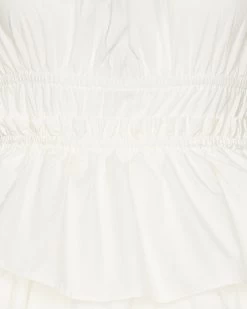 MIREYA MINI DRESS WHITE 20 MIREYA MINI DRESS WHITE -Fashion Haven Shop STEVEMADDEN APPAREL BN108601 WHITE DETAIL