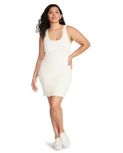 MALIA DRESS IVORY 13 MALIA DRESS IVORY -Fashion Haven Shop STEVEMADDEN APPAREL BN108609 WHITE 01