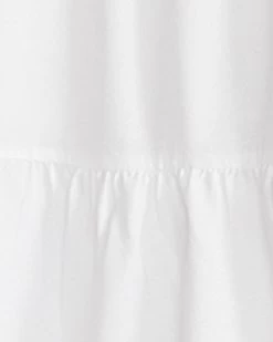 SOPHIA-ROSE DRESS WHITE -Fashion Haven Shop STEVEMADDEN APPAREL BN108617 WHITE DETAIL