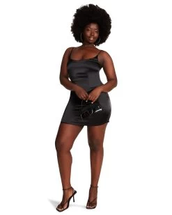 TOBI DRESS BLACK -Fashion Haven Shop STEVEMADDEN APPAREL BN108646 BLACK 02