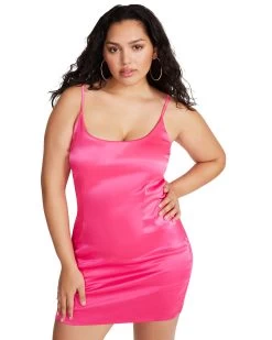 TOBI DRESS HOT PINK 18 TOBI DRESS HOT PINK -Fashion Haven Shop STEVEMADDEN APPAREL BN108646 PINK 04