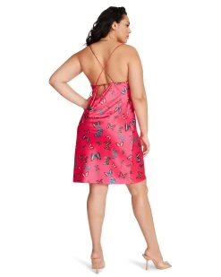 TREASURE DRESS HOT PINK -Fashion Haven Shop STEVEMADDEN APPAREL BN108647 PINK 06
