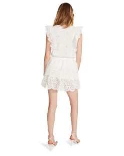 JAYDA DRESS WHITE -Fashion Haven Shop STEVEMADDEN APPAREL BN108659 WHITE 11