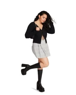 SIA SKORT GREY -Fashion Haven Shop STEVEMADDEN APPAREL BN109782 GREY 02 1