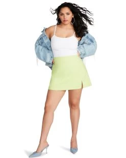 CAM SKORT GREEN -Fashion Haven Shop STEVEMADDEN APPAREL BN109791 GREEN 02