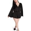 FARRAH ROMPER BLACK 1 FARRAH ROMPER BLACK -Fashion Haven Shop STEVEMADDEN APPAREL BN203463 BLACK 09
