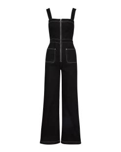 ELLIS JUMPSUIT BLACK 17 ELLIS JUMPSUIT BLACK -Fashion Haven Shop STEVEMADDEN APPAREL BN203545 BLACK 9105