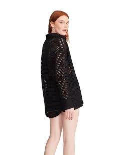 POPPY TOP BLACK -Fashion Haven Shop STEVEMADDEN APPAREL BN204772 BLACK 04