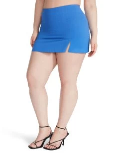 CAM SKORT BLUE -Fashion Haven Shop STEVEMADDEN APPAREL BN209812 BLUE 05
