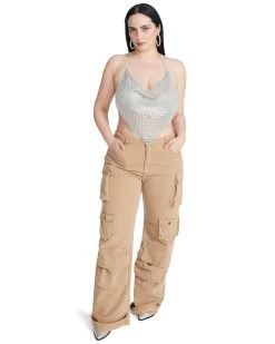 BRODY PANT TAUPE 12 BRODY PANT TAUPE -Fashion Haven Shop STEVEMADDEN APPAREL BN303732 TAUPE 01