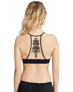 THE ELLA MESH BRALETTE BLACK -Fashion Haven Shop STEVEMADDEN APPAREL RTW0044 BLACK 03
