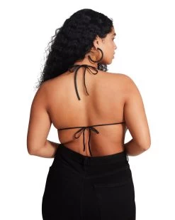 BARELY THERE RHINESTONE HALTER BLACK -Fashion Haven Shop STEVEMADDEN APPAREL RTW0063 BLACK LARGE 1328 1