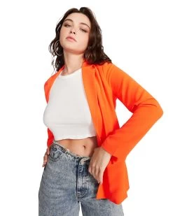 PAYTON BLAZER ORANGE 11 PAYTON BLAZER ORANGE -Fashion Haven Shop STEVEMADDEN APPAREL RTW0070 ORANGE 05
