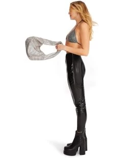 BEMILIA SILVER -Fashion Haven Shop STEVEMADDEN APPAREL RTW0084 BLACK 02 d3560343 e22d 4bd2 8357 0af2b2465f5f