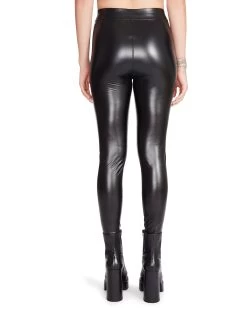 FAUX LEATHER LEGGINGS BLACK 19 FAUX LEATHER LEGGINGS BLACK -Fashion Haven Shop STEVEMADDEN APPAREL RTW0138 BLACK 05