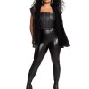 FAUX LEATHER LEGGINGS BLACK 1 FAUX LEATHER LEGGINGS BLACK -Fashion Haven Shop STEVEMADDEN APPAREL RTW0138 BLACK LARGE 2282