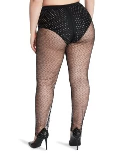 MESH RHINESTONE PANTS BLACK 20 MESH RHINESTONE PANTS BLACK -Fashion Haven Shop STEVEMADDEN APPAREL RTW0216 BLACK 06