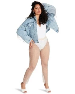 MESH RHINESTONE PANTS IVORY -Fashion Haven Shop STEVEMADDEN APPAREL RTW0216 IVORY 02 488fee90 c067 40b1 9265 3029486ea700
