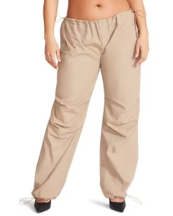 PIA PARACHUTE PANT KHAKI -Fashion Haven Shop STEVEMADDEN APPAREL RTW0326 KHAKI LARGE 2878 1