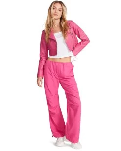 PIA PARACHUTE PANT PINK 13 PIA PARACHUTE PANT PINK -Fashion Haven Shop STEVEMADDEN APPAREL RTW0326 PINK SMALL 0711 1