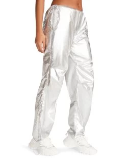 PIA PARACHUTE PANT SILVER 11 PIA PARACHUTE PANT SILVER -Fashion Haven Shop STEVEMADDEN APPAREL RTW0326 SILVER 04