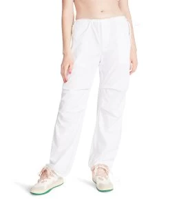 PIA PARACHUTE PANT WHITE -Fashion Haven Shop STEVEMADDEN APPAREL RTW0326 WHITE 04